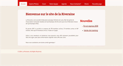Desktop Screenshot of lariveraine.lutry.ch