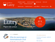 Tablet Screenshot of lutry.ch