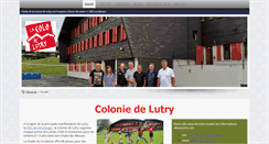 Desktop Screenshot of colonie.lutry.ch